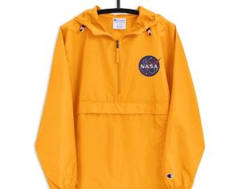 NASA Jacket, NASA Logo Jacket, NASA Rain Proof Jacket, Wind