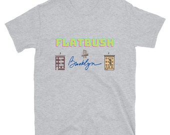 FLATBUSH Brooklyn New York Short-Sleeve Unisex T-Shirt