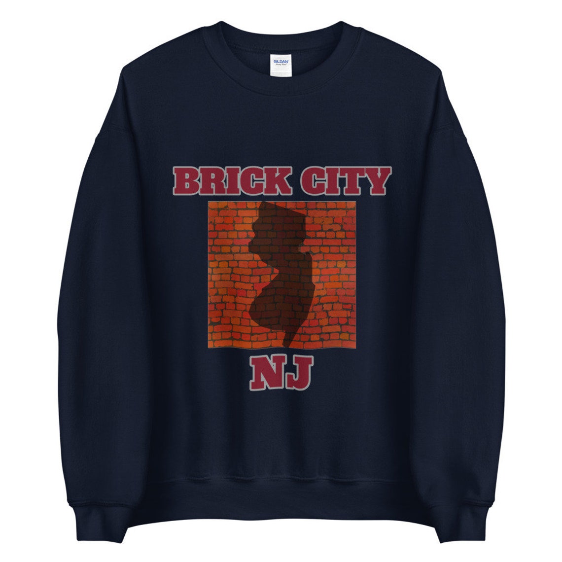 New Jersey Sweatshirt, Brick City NJ Sweater, Newark NJ Sweatshirt, I
