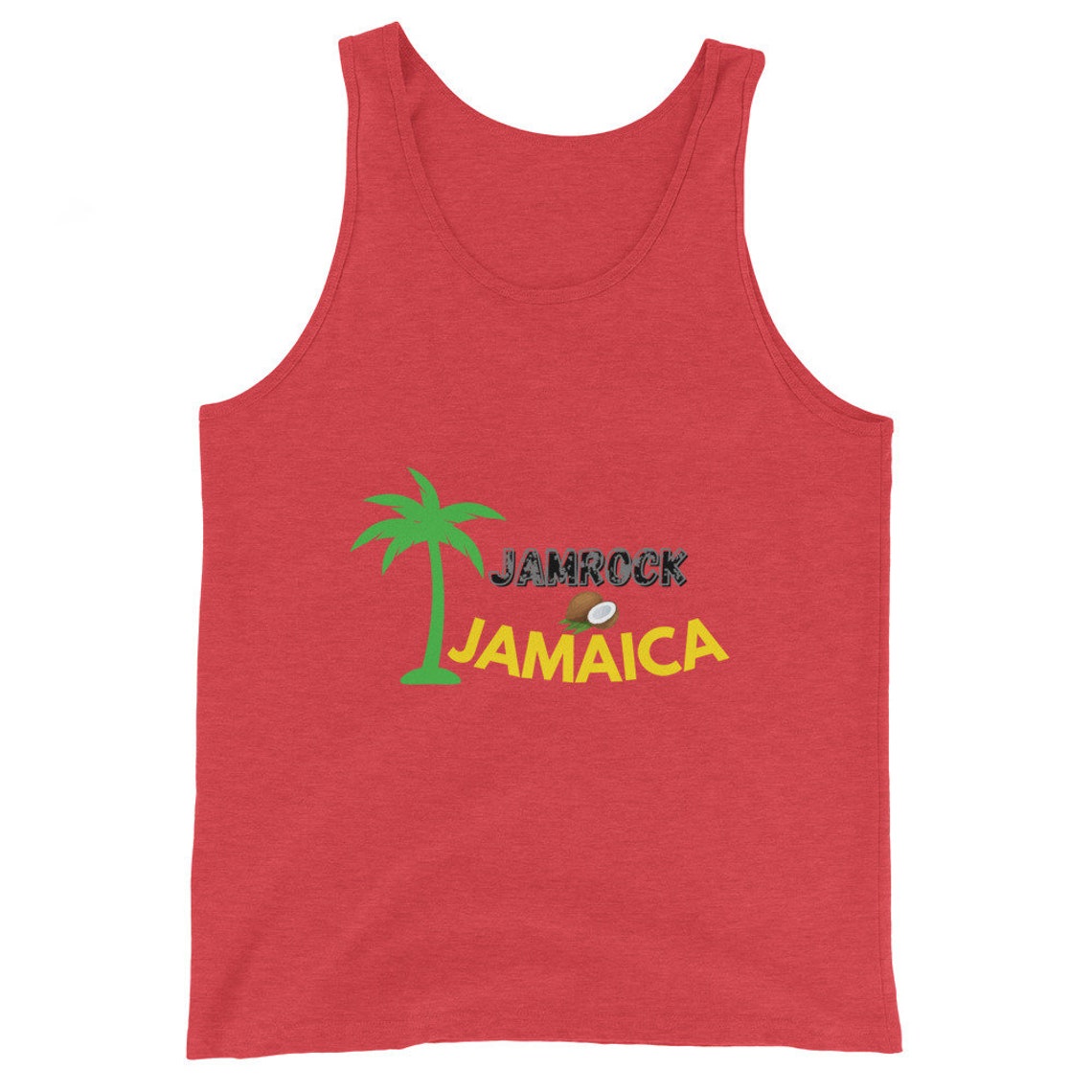 Jamaican Tank Top Jamrock Jamaica Tank Jamaican Flag Shirt Etsy UK