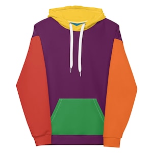 Bright Colors Hoodie Etsy UK