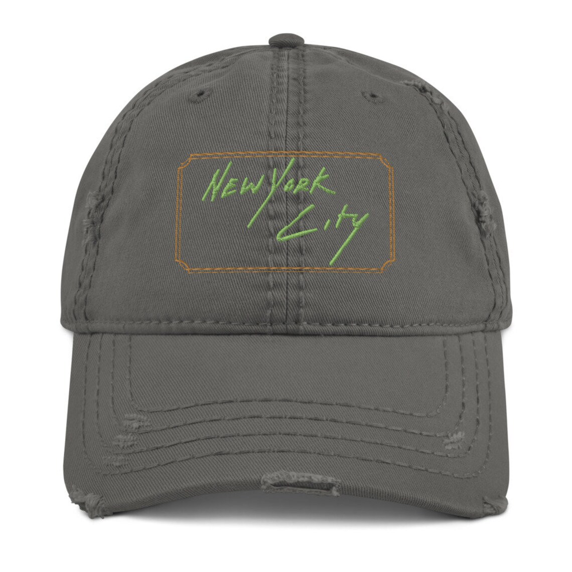 New York City Hat Simple New York Hat Distressed New York Etsy