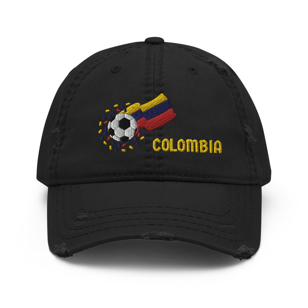 Colombia Hat, Colombian Flag Hat, Colombian Goal Hat, Colombia Futbol/Soccer Hat, Colombia Distressed Rugged Hat, Colombia Pride Hat