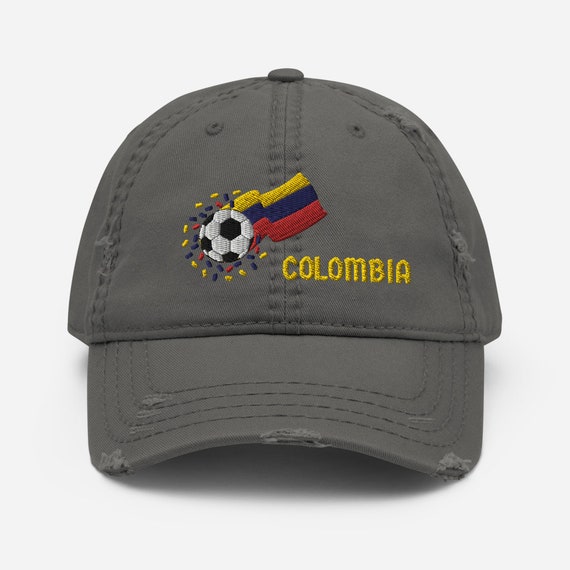 Colombia Hat, Colombian Flag Hat, Colombian Goal Hat, Colombia  Futbol/soccer Hat, Colombia Distressed Rugged Hat, Colombia Pride Hat 