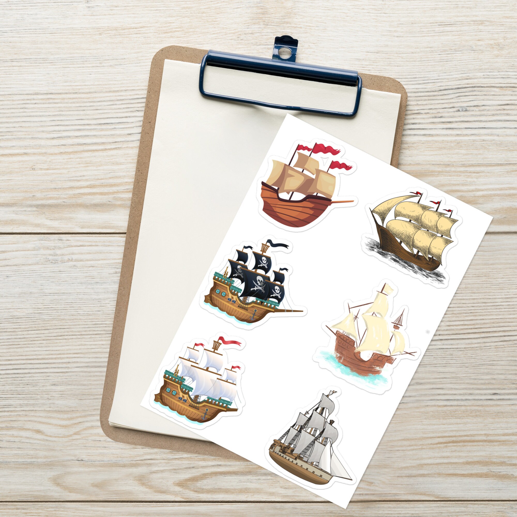 Vintage Ship Stickers, Pirate Ship Stickers, Sailing Ships, Battle ...