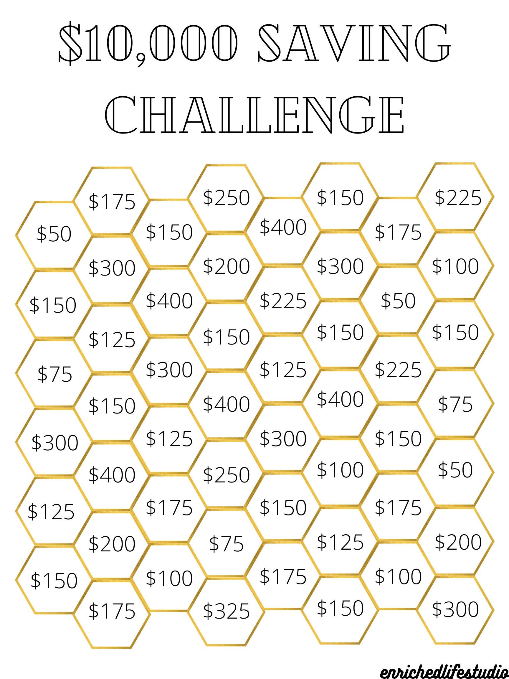 Money Saving Challenge Printable Printable Word Searches