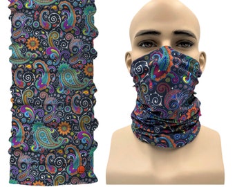 Andningsbart ansiktsskydd - Unisex Vuxna Halsskydd Ansiktsmask – Etnisk Kyckling Ansiktsskydd Mask Gaiter – Pannband och Balaklava