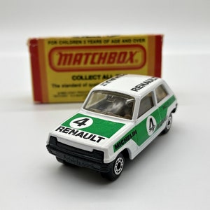 Matchbox Superfast No 21, Renault 5 TL, Mint Condition With Original Box, 1982 Collectable Made in England, Matchbox Lesney Diecast 1/52