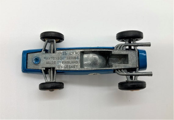 Matchbox Lesney vintage toy car box BRM Racing Car No. 52