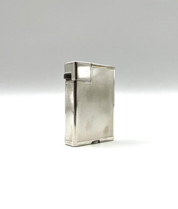 DUNHILL Savory Lift Arm Silver Plated Vintage Collectors Petrol