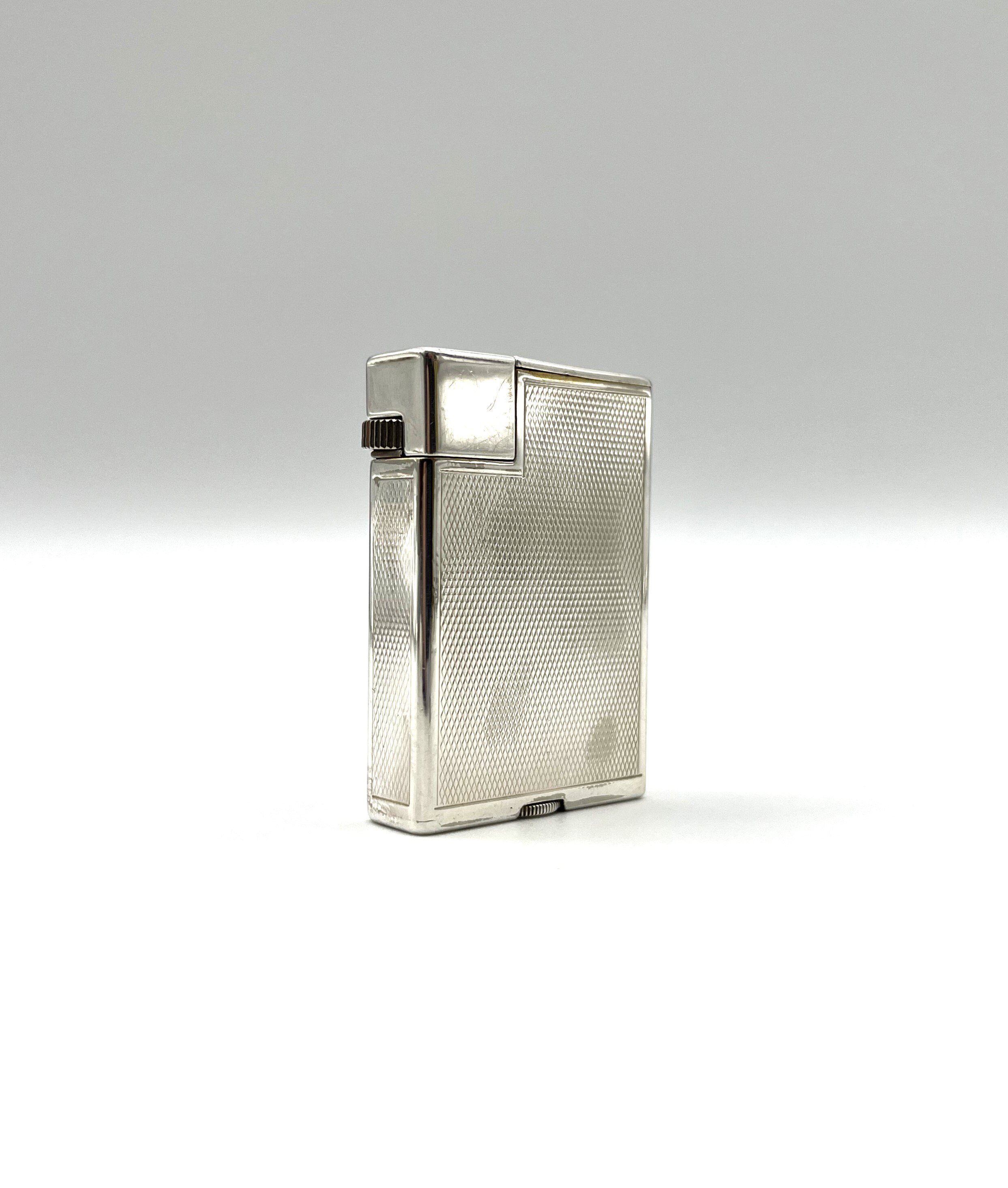 DUNHILL Savory Lift Arm Silver Plated Vintage Collectors Petrol