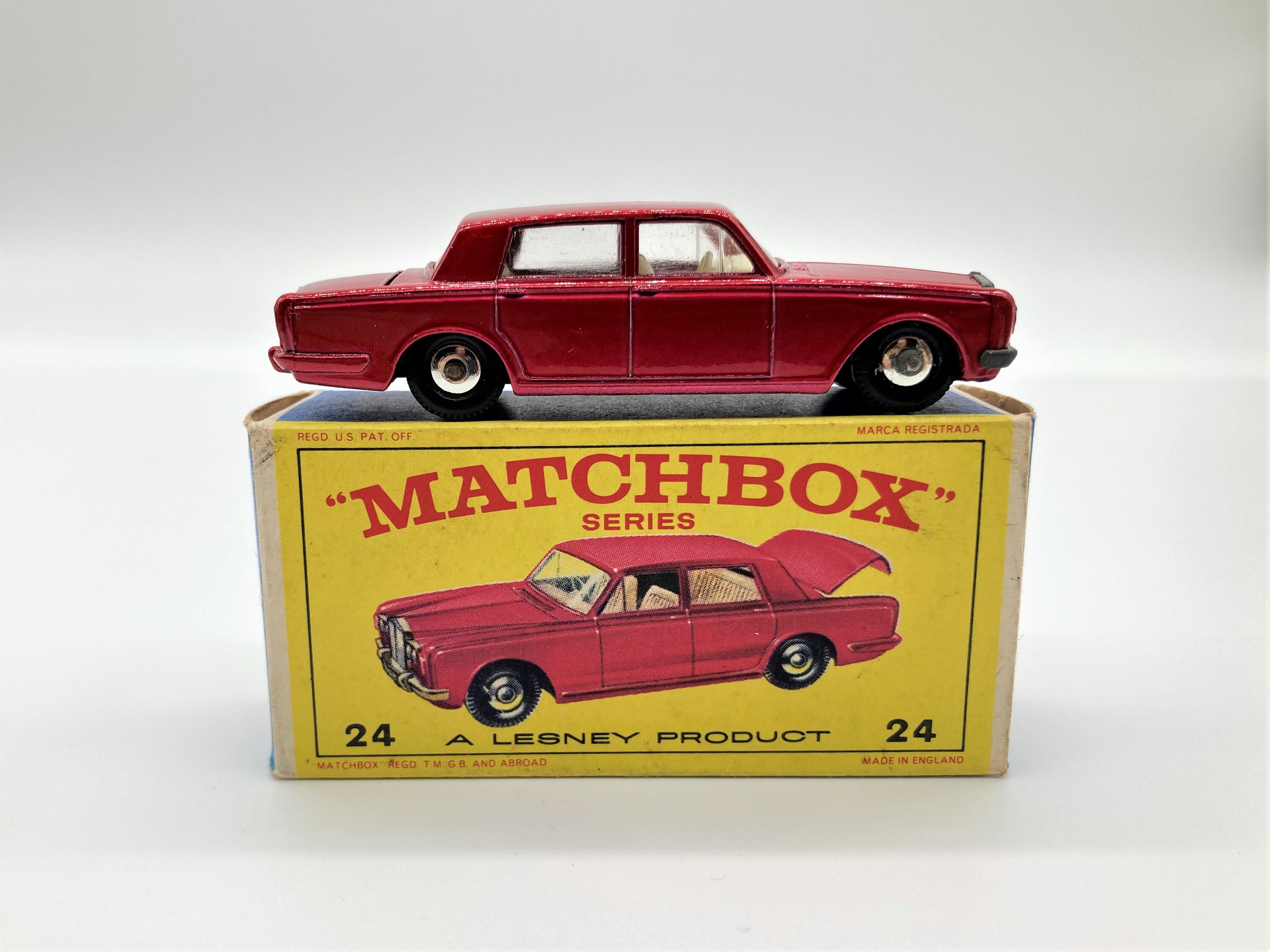Matchbox Series A Moko Lesney No. 1 Vtg Blue Road Roller