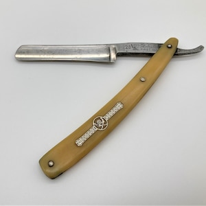 Bergfeld & Sohn Globusmen Solingen Germany Vintage Straight Razor