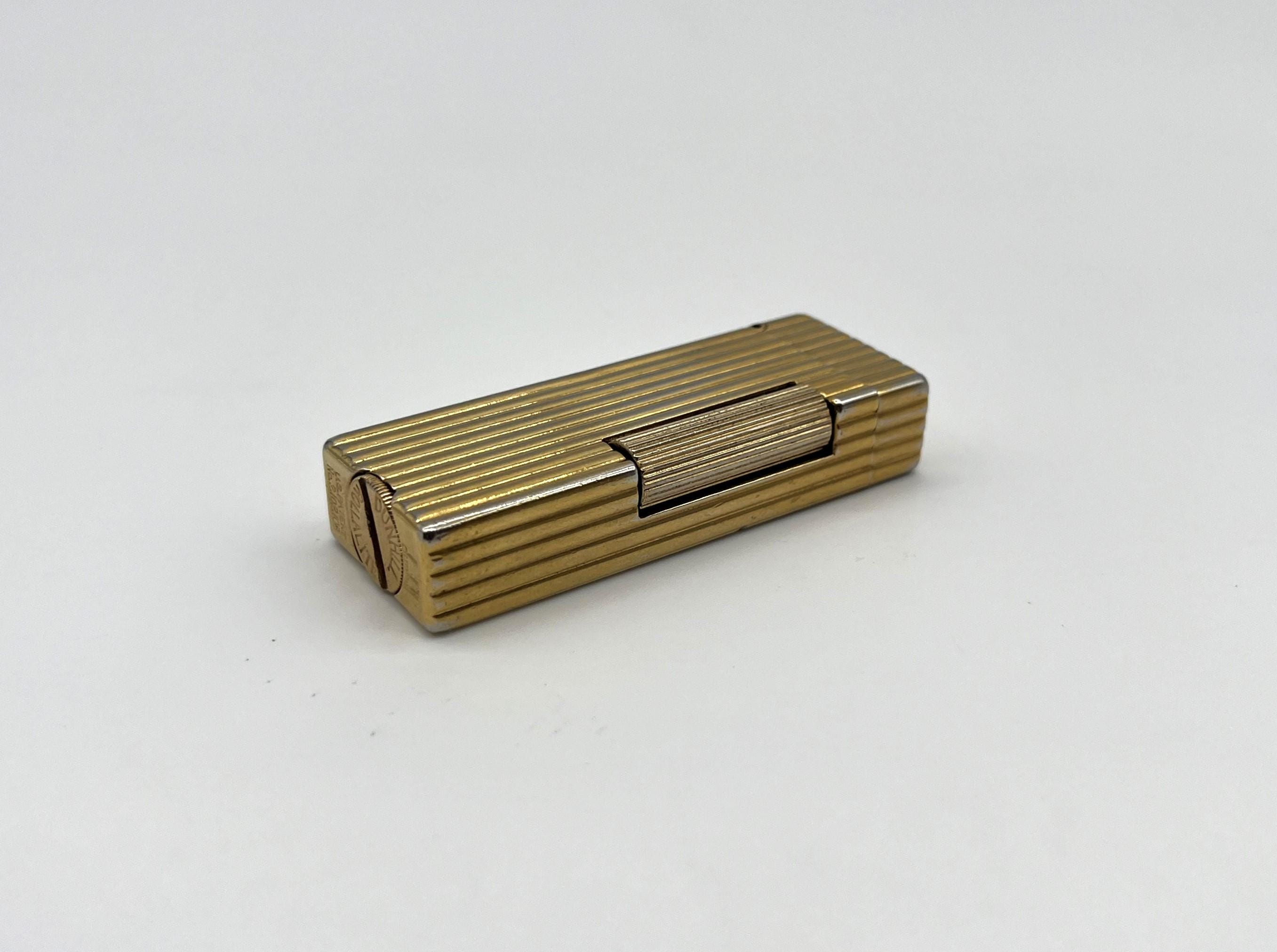 DUNHILL Rollalite Gold Plated Vintage Collectors Lighter With Box Etsy