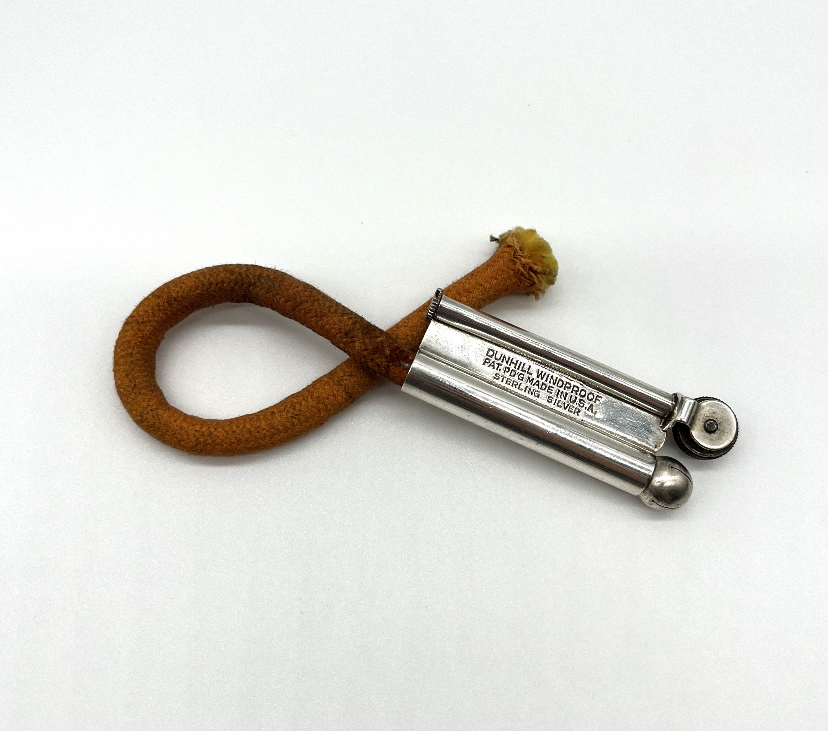 DUNHILL Sterling Silver Windproof Foxhole Vintage Collectors 