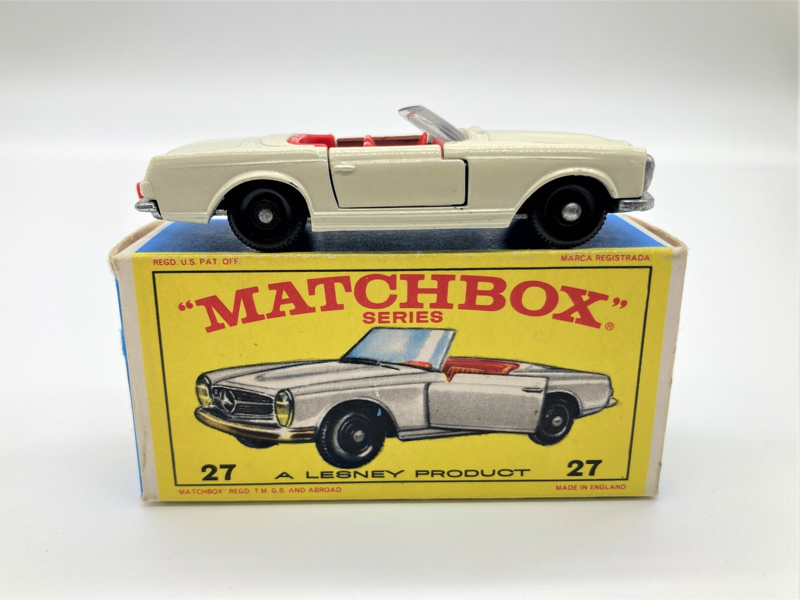 matchbox no 27 mercedes 230sl