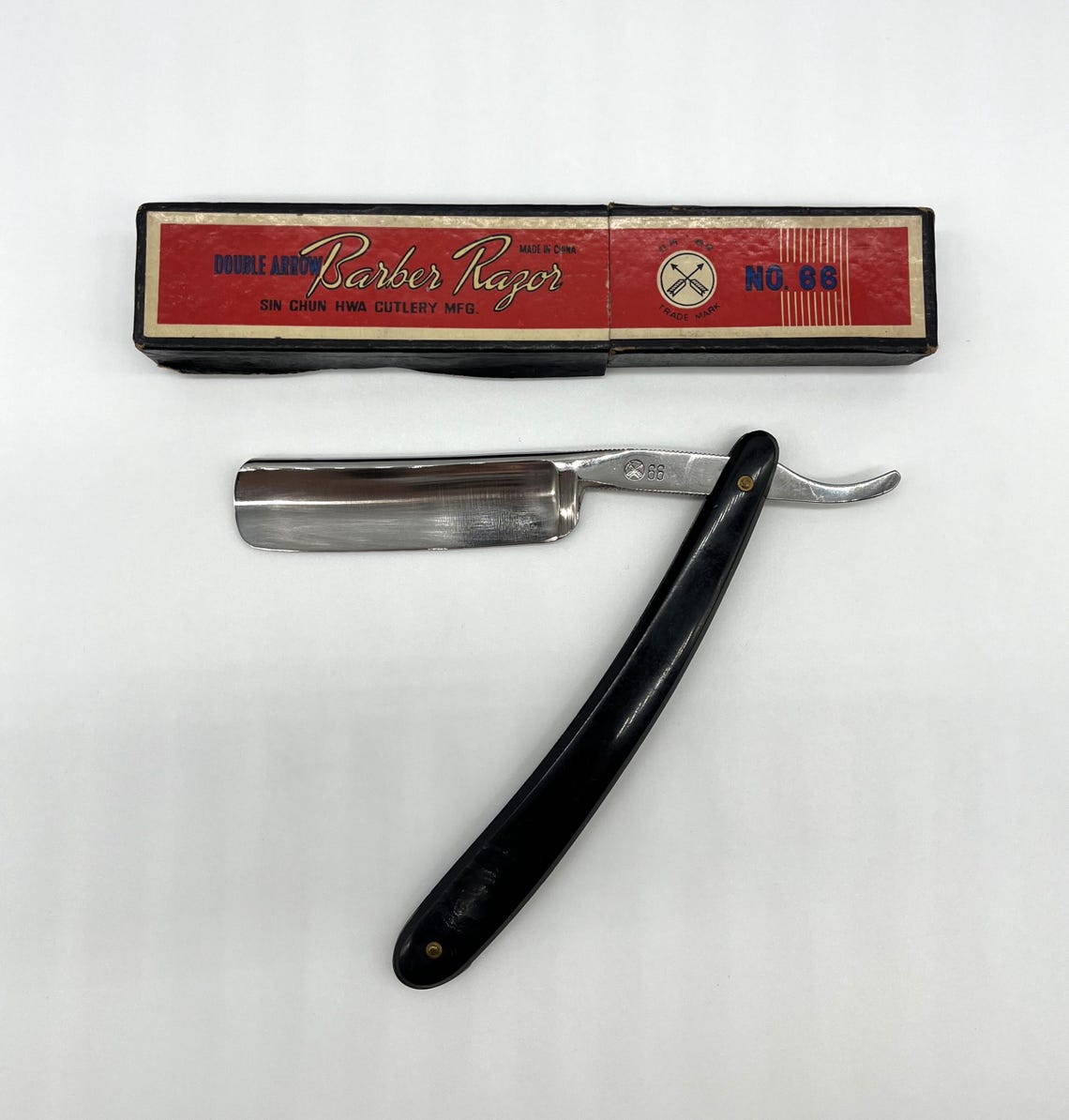 Double Arrow Vintage Straight Razor China With Original Box - Etsy