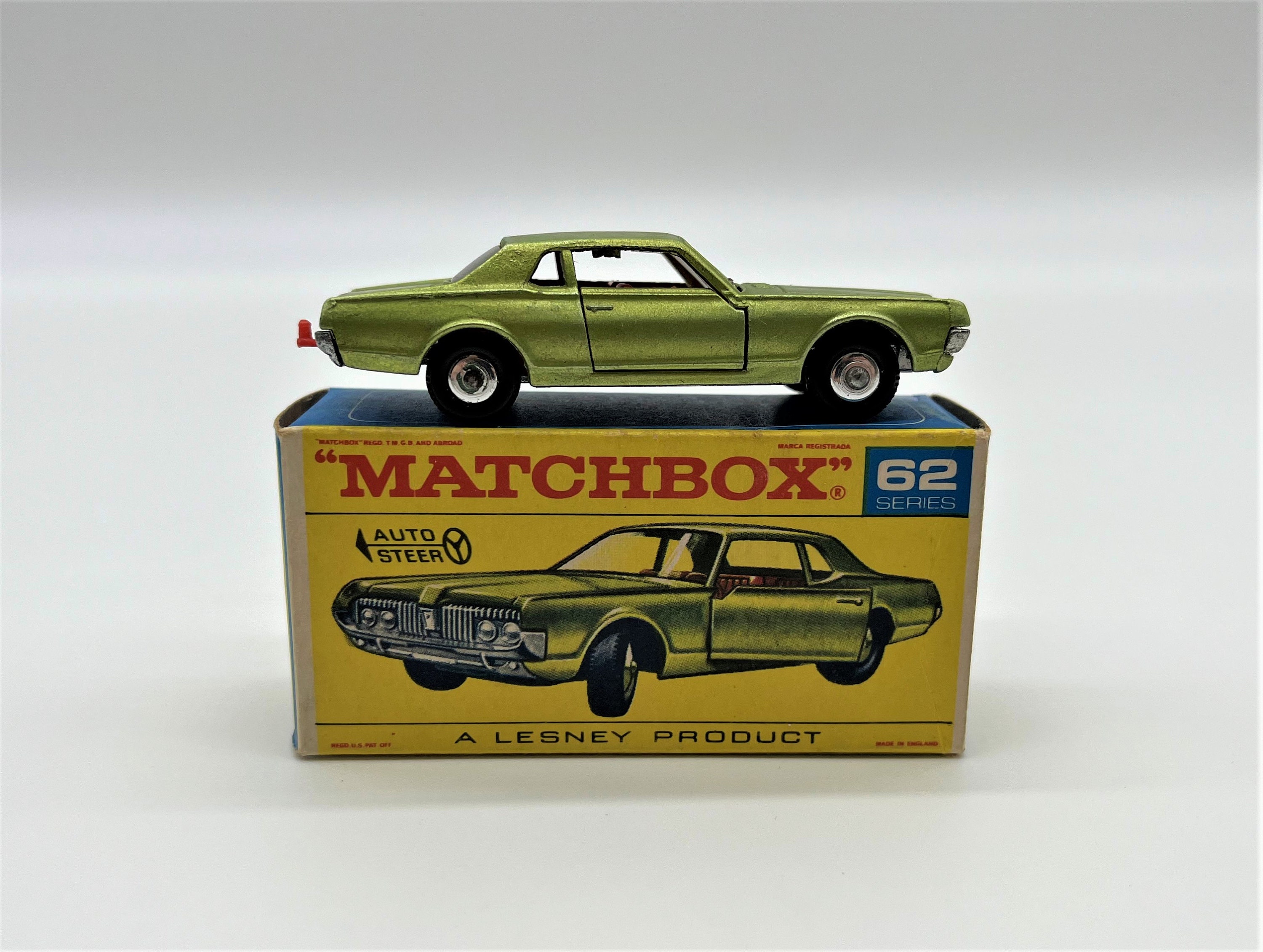 Matchbox Lesney No 62, Mercury Cougar, Mint Condition With