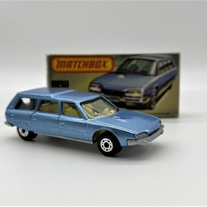 Matchbox Superfast No 12, Citroen CX, Mint Condition With Original Box, 1979 Collectible Toys Made in  England, Matchbox Lesney Diecast 1/62