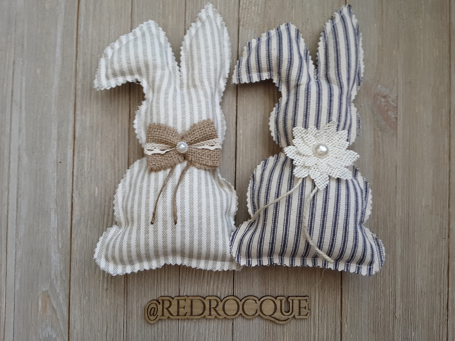 Easter Fabric Shelf Sitter Bunny