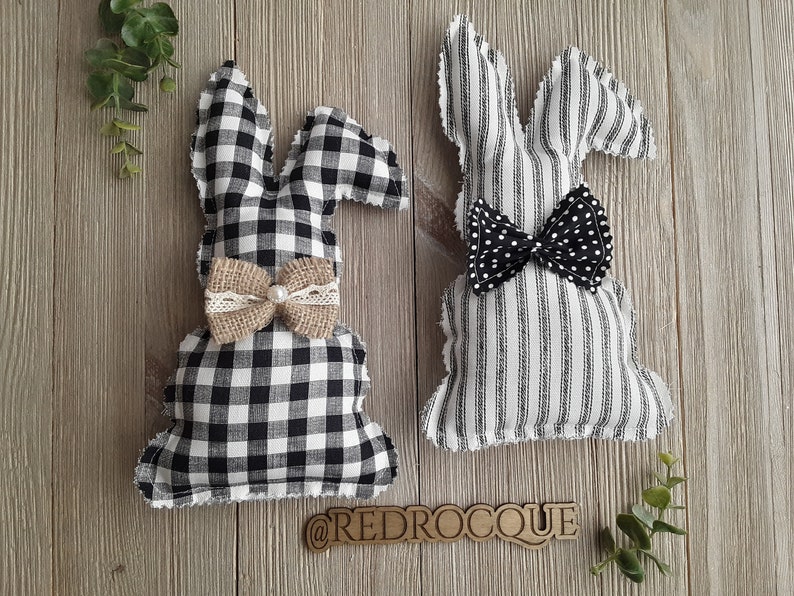 Easter Fabric Shelf Sitter Bunny