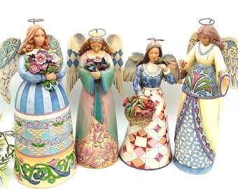 ENESCO Patriotic Angel wFlag Dress 6001084 Enesco \"patriotic Angel in Flag Dress\" by Artist Jim Shore Flag