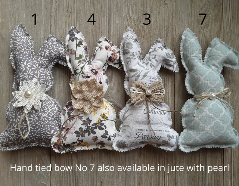 Easter Fabric Shelf Sitter Bunny
