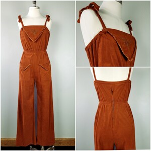 1970s Cozy Versatile Easy-wear Flared Leg Jumpsuit