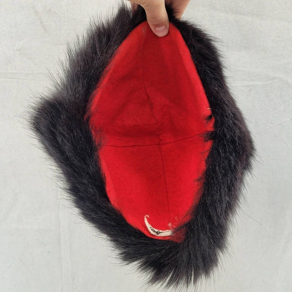 1960s Mod Faux Fur Winter Hat - image 6