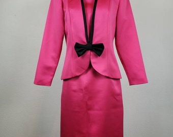 1980s Neon Pink Power Suit