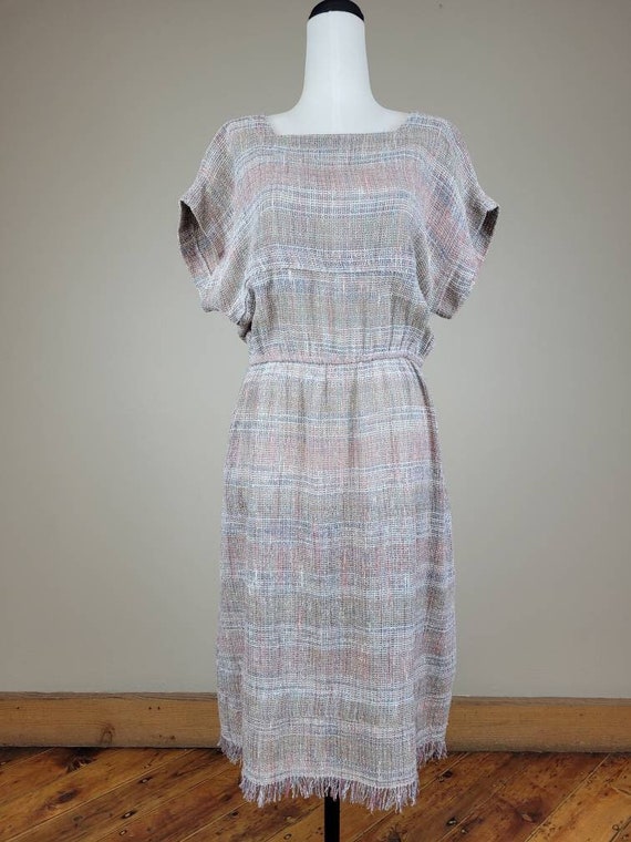 1990s Earthy and Airy Chic Hippie Dress