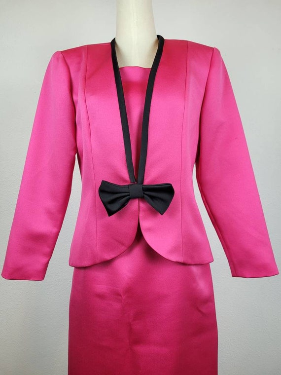 1980s Neon Pink Power Suit - Gem