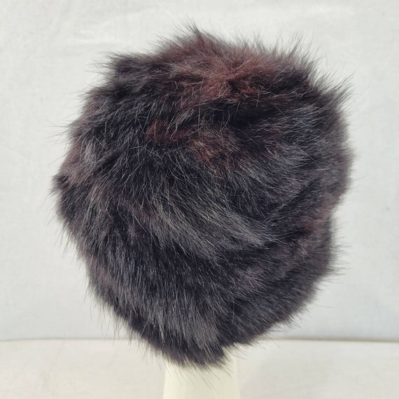 1960s Mod Faux Fur Winter Hat - image 3