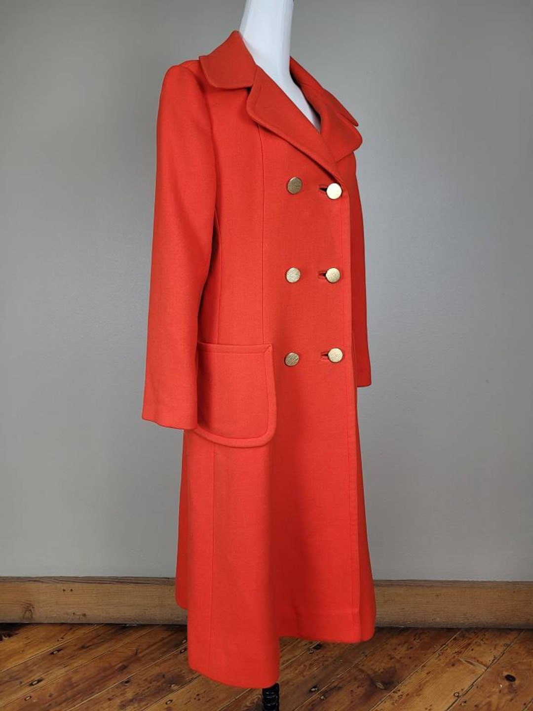 1970s Classy Quality Tailored Wool Coat Etsy