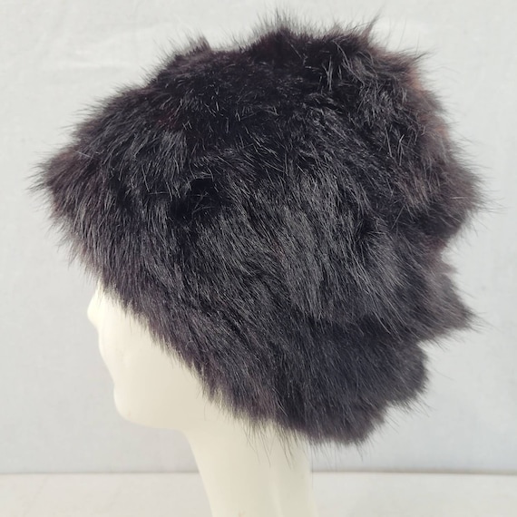 1960s Mod Faux Fur Winter Hat - image 2