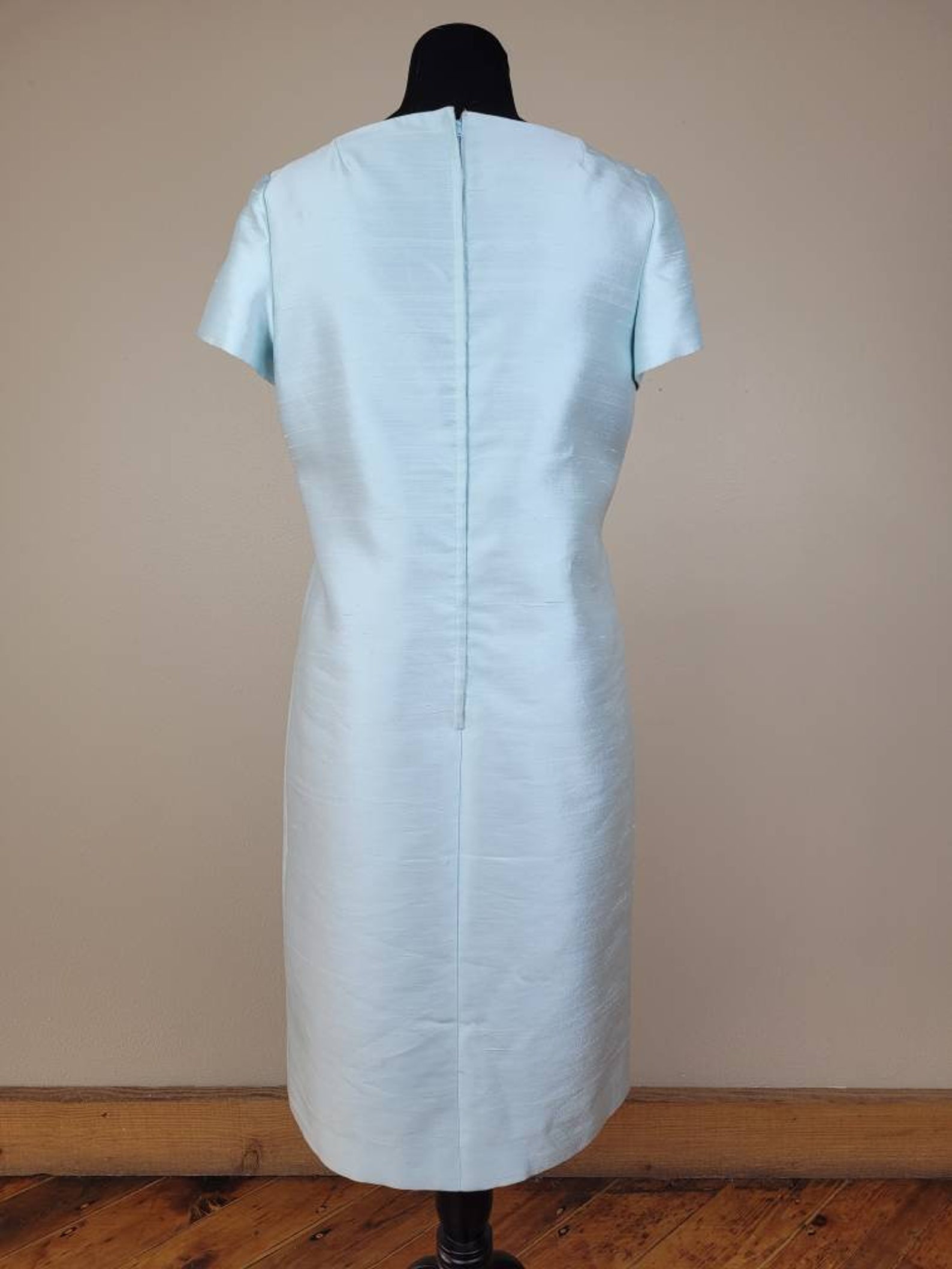 Robe Veste En Soie Vintage BERNETTI – Style Jackie Kennedy, Jaune Doux, Taille M