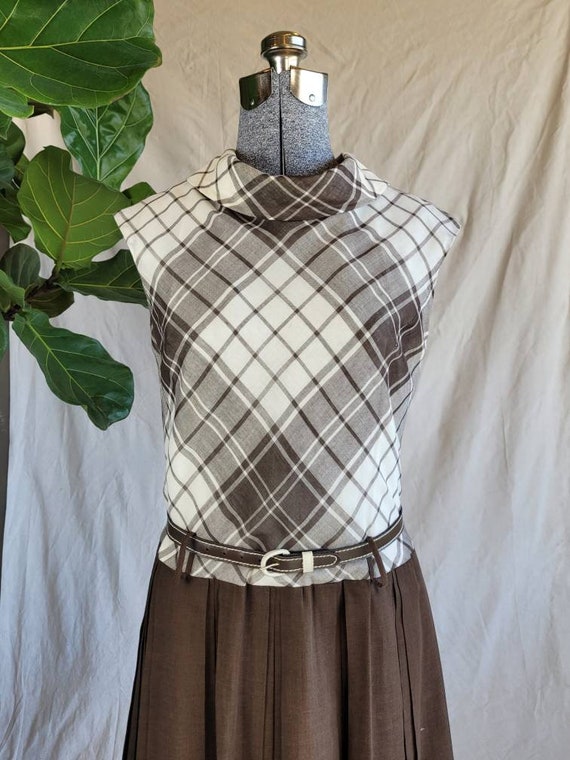 1960s 'Ivan Frederics' Argyle Mod Dress - image 3