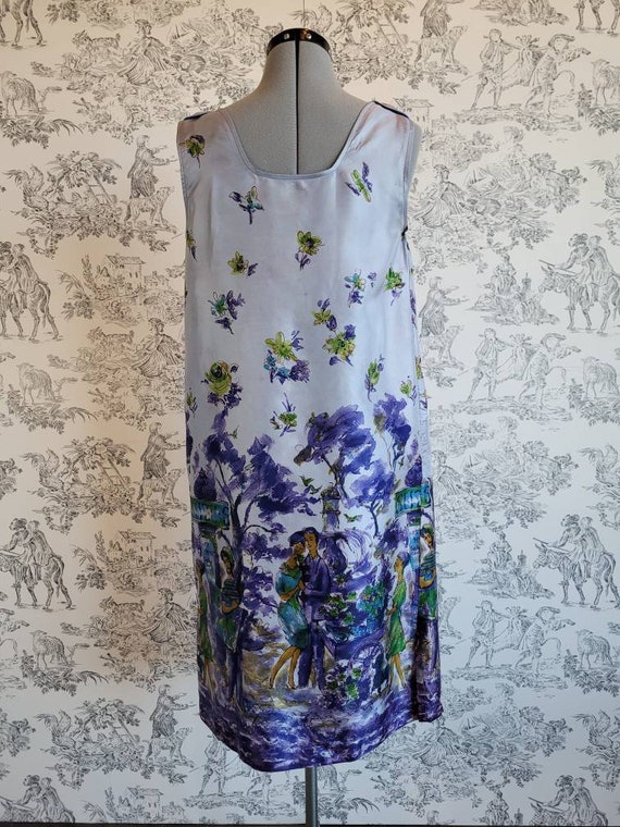 XS 1960s Sleeveless Mod Little Black Shift Dress