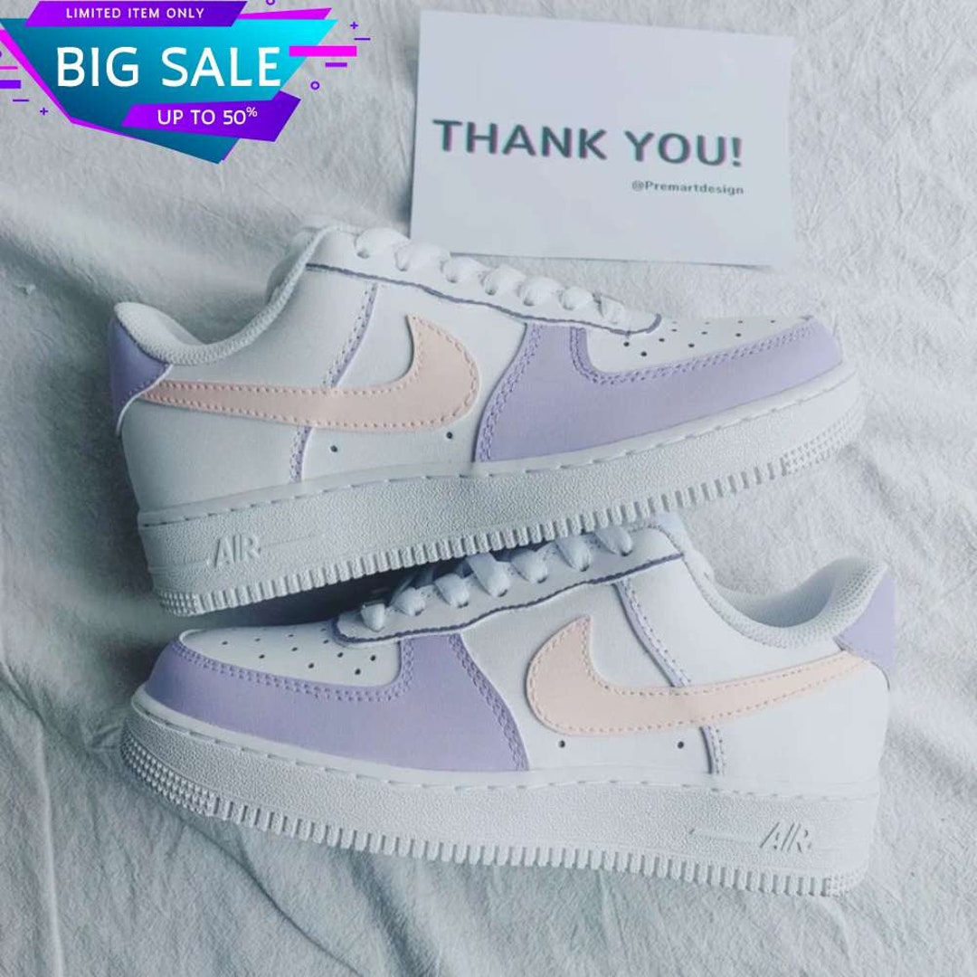 custom lavender af1