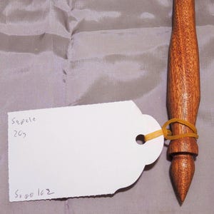 S102 Sapele Supported Spindle, Lace and Fingering Weight