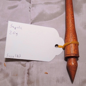 S103 Sapele Supported Spindle, Lace and Fingering Weight