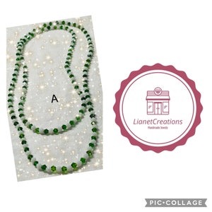 Collar de crystal de Obatala Alaguema