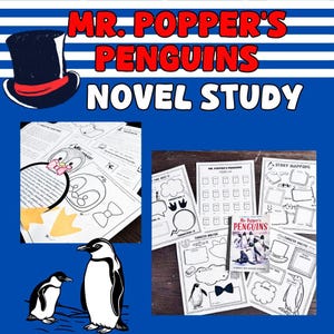 Mr. Popper&#39;s Penguins Novel Study | Novel Study for Elementary ages