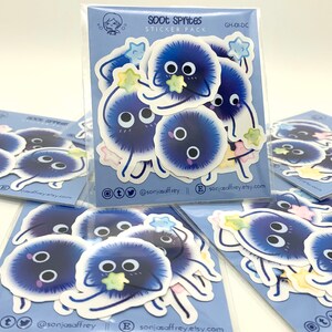 Soot Sprites Sticker Pack || Susuwatari, Planner Stickers, Journaling ...