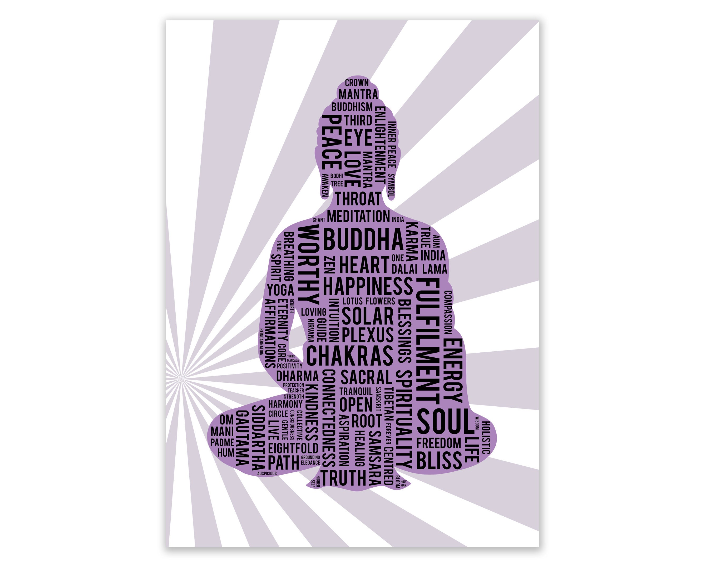 Buddha A4 Print - Etsy