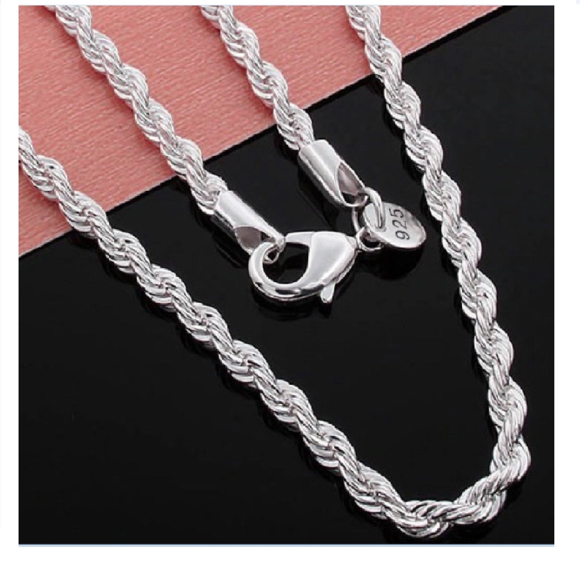 Sterling Silver Chains - Box, Snake, Bead, Rope - 70% Off
