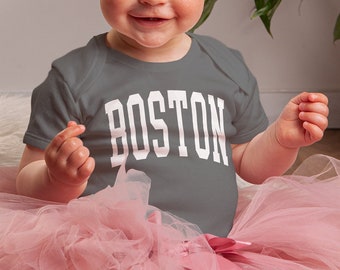 Boston Baumwolle Baby Body, süßer Baby Body, NYC New York City Baby Boy Body, Babypartygeschenk