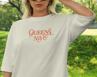 Retro Queens NYC T-shirt, Comfort Colors, New Yorker Tee