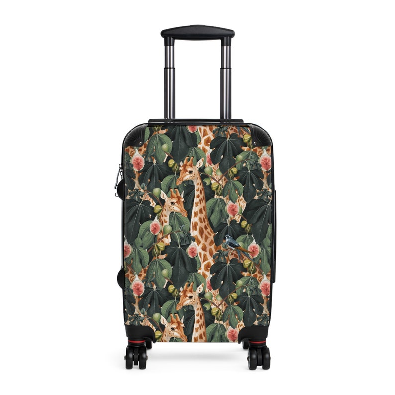 Jungle Giraffe Suitcase, Aesthetic Carry on Luggage, Unique Luxury Art Vacation Rolling Bag Etsy