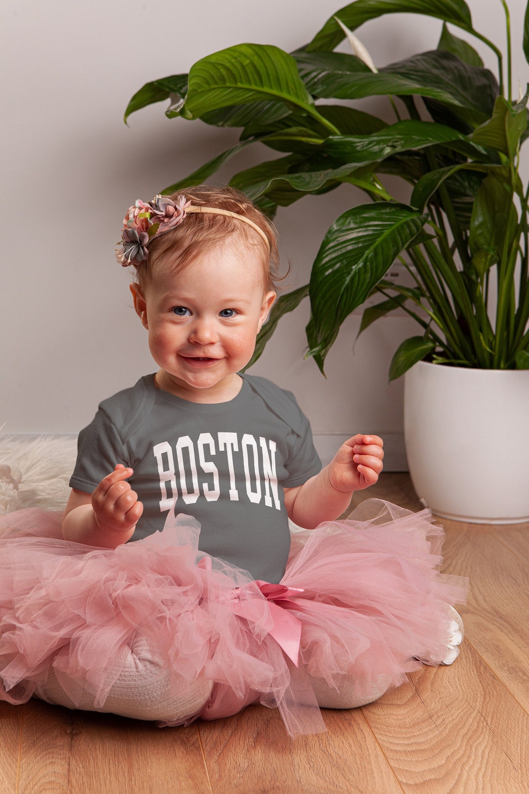 Boston Cotton Baby Onesie, Cute Baby Bodysuit, NYC New York City Baby